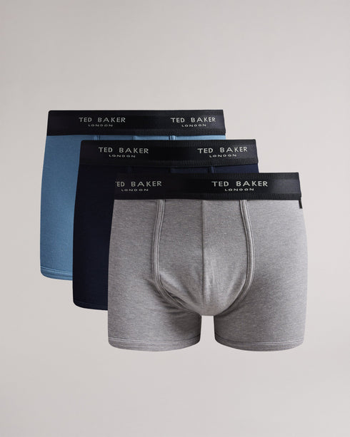 ERIKK-Underwear-Elevate your everyday essentials with our ERIKK trunk trio. Crafted from comfortable cotton stretch fabric, this pack offers style and comfort in assorted colors. Three pack of trunks Cotton stretch Assorted colors Elastic waistband Embroidered branding Comes in branded box- Ted Baker Romania